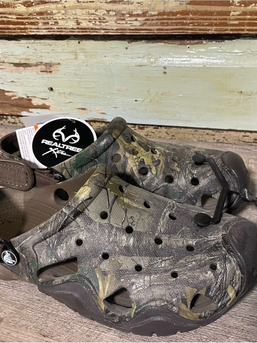 CROCS Realtree Camo Classic Clog - Green/Brown/Black